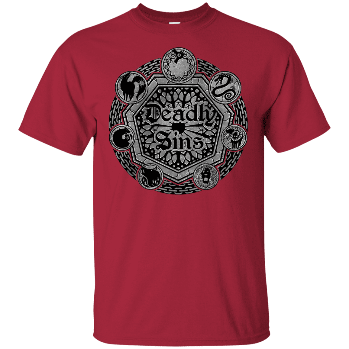 T-Shirts Cardinal / YXS Sins Shield Youth T-Shirt