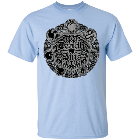 T-Shirts Light Blue / YXS Sins Shield Youth T-Shirt