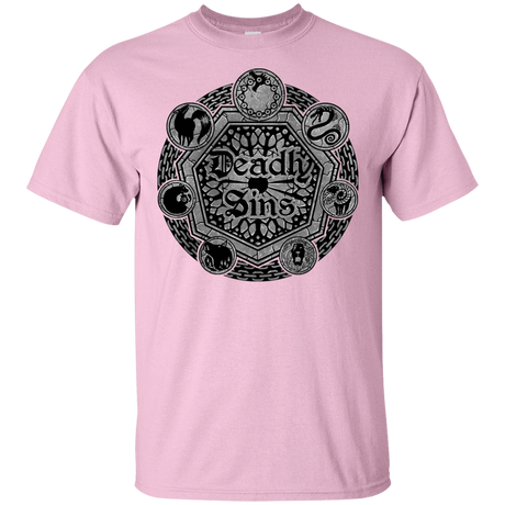 T-Shirts Light Pink / YXS Sins Shield Youth T-Shirt