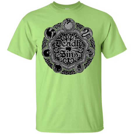 T-Shirts Mint Green / YXS Sins Shield Youth T-Shirt