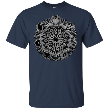 T-Shirts Navy / YXS Sins Shield Youth T-Shirt