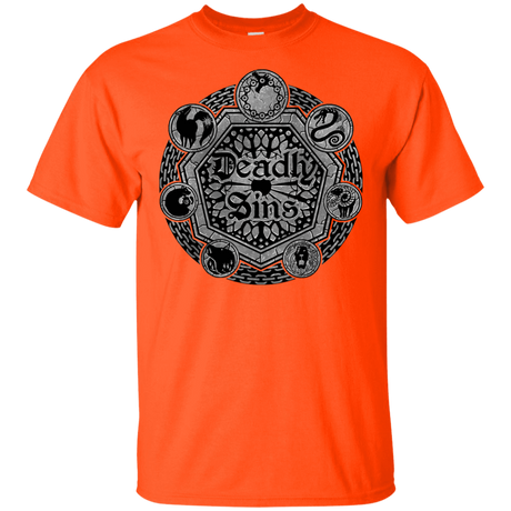 T-Shirts Orange / YXS Sins Shield Youth T-Shirt