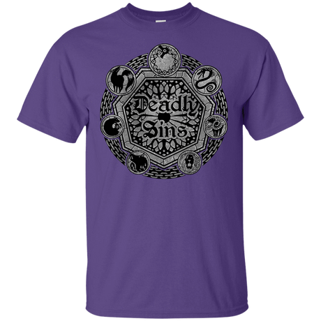 T-Shirts Purple / YXS Sins Shield Youth T-Shirt