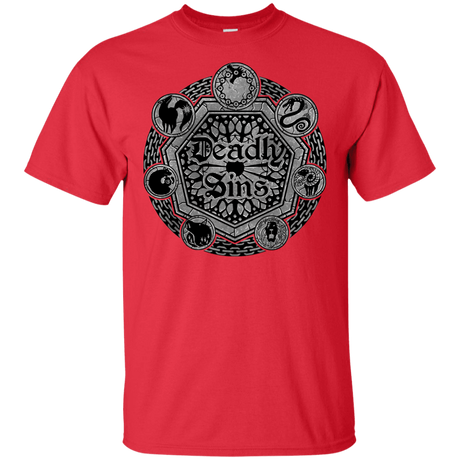 T-Shirts Red / YXS Sins Shield Youth T-Shirt