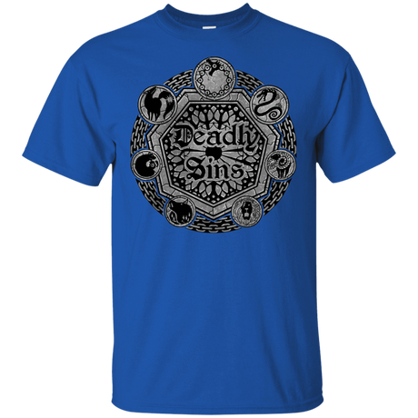 T-Shirts Royal / YXS Sins Shield Youth T-Shirt