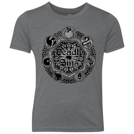 T-Shirts Premium Heather / YXS Sins Shield Youth Triblend T-Shirt