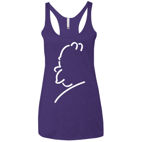 T-Shirts Purple / X-Small Sir Alfred J Women's Triblend Racerback Tank