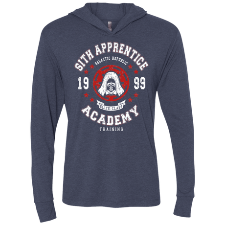 T-Shirts Vintage Navy / X-Small Sith Appretince Academy 99 Triblend Long Sleeve Hoodie Tee