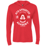 T-Shirts Vintage Red / X-Small Sith Appretince Academy 99 Triblend Long Sleeve Hoodie Tee