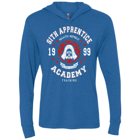 T-Shirts Vintage Royal / X-Small Sith Appretince Academy 99 Triblend Long Sleeve Hoodie Tee