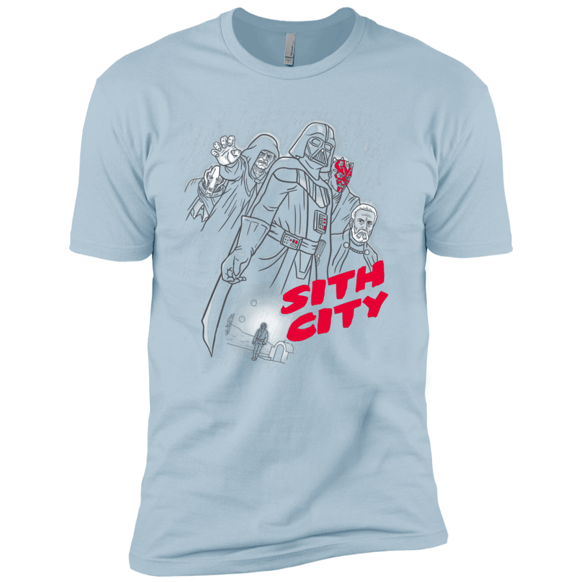 T-Shirts Light Blue / YXS Sith city Boys Premium T-Shirt