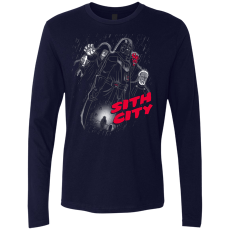 T-Shirts Midnight Navy / Small Sith city Men's Premium Long Sleeve