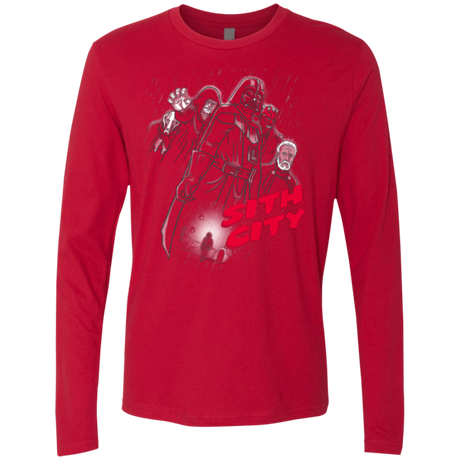 T-Shirts Red / Small Sith city Men's Premium Long Sleeve