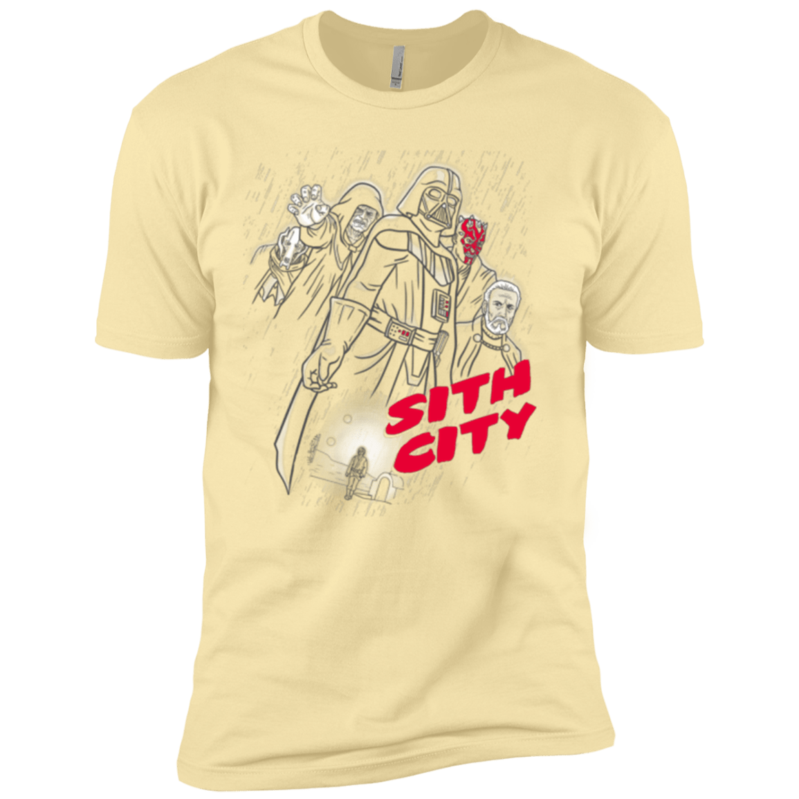 T-Shirts Banana Cream / X-Small Sith city Men's Premium T-Shirt