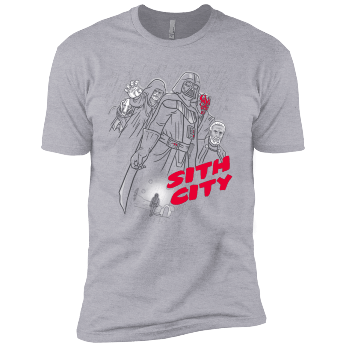 T-Shirts Heather Grey / X-Small Sith city Men's Premium T-Shirt