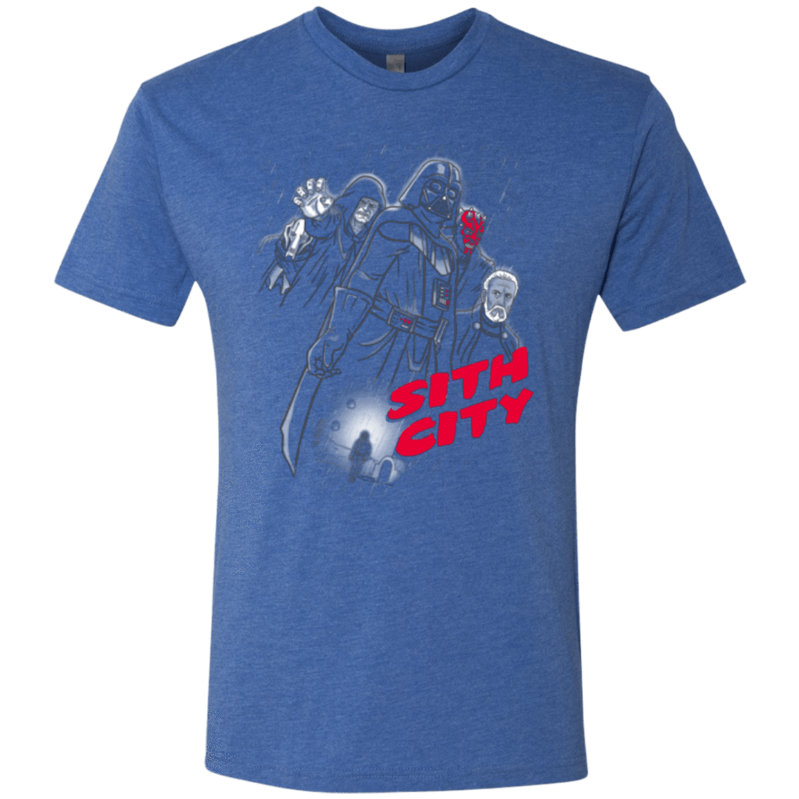 T-Shirts Vintage Royal / Small Sith city Men's Triblend T-Shirt