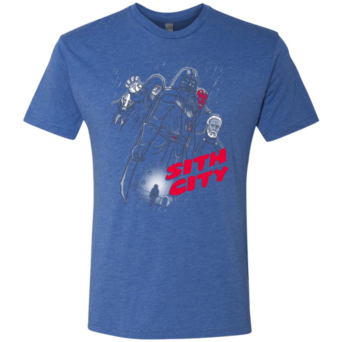 T-Shirts Vintage Royal / Small Sith city Men's Triblend T-Shirt