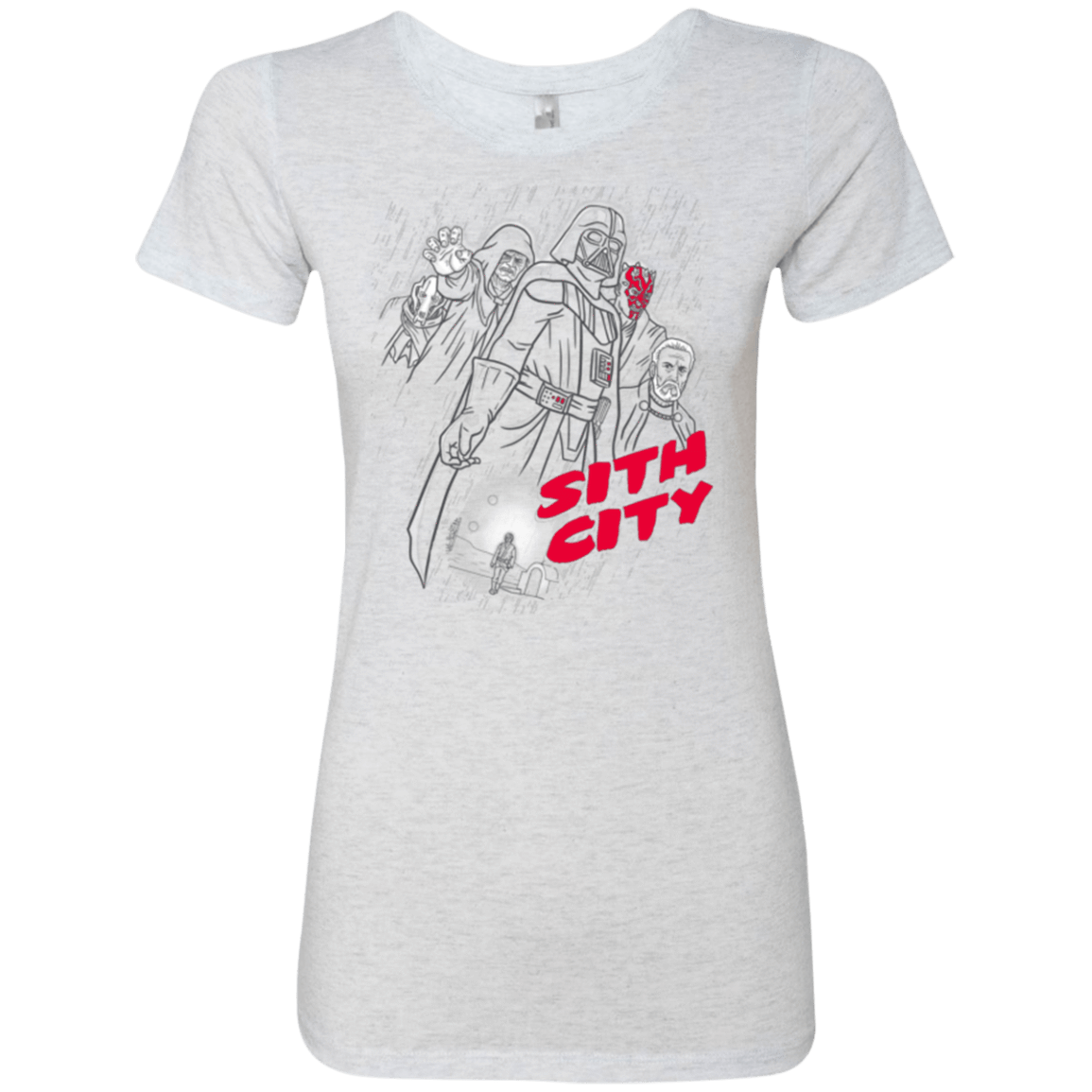 T-Shirts Heather White / Small Sith city Women's Triblend T-Shirt