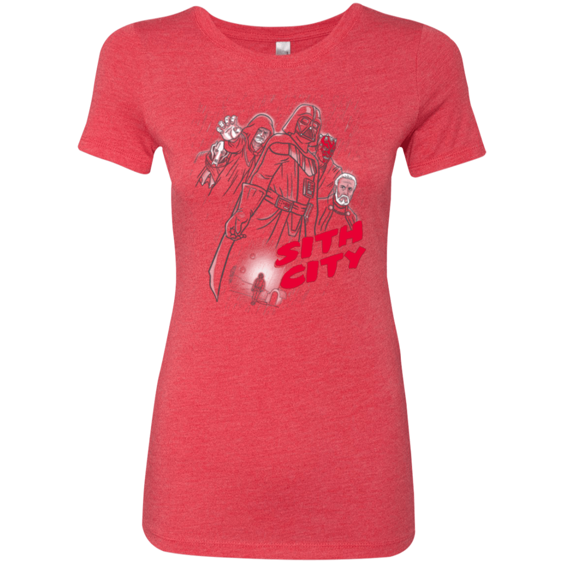 T-Shirts Vintage Red / Small Sith city Women's Triblend T-Shirt