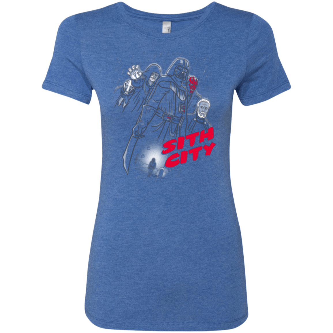 T-Shirts Vintage Royal / Small Sith city Women's Triblend T-Shirt