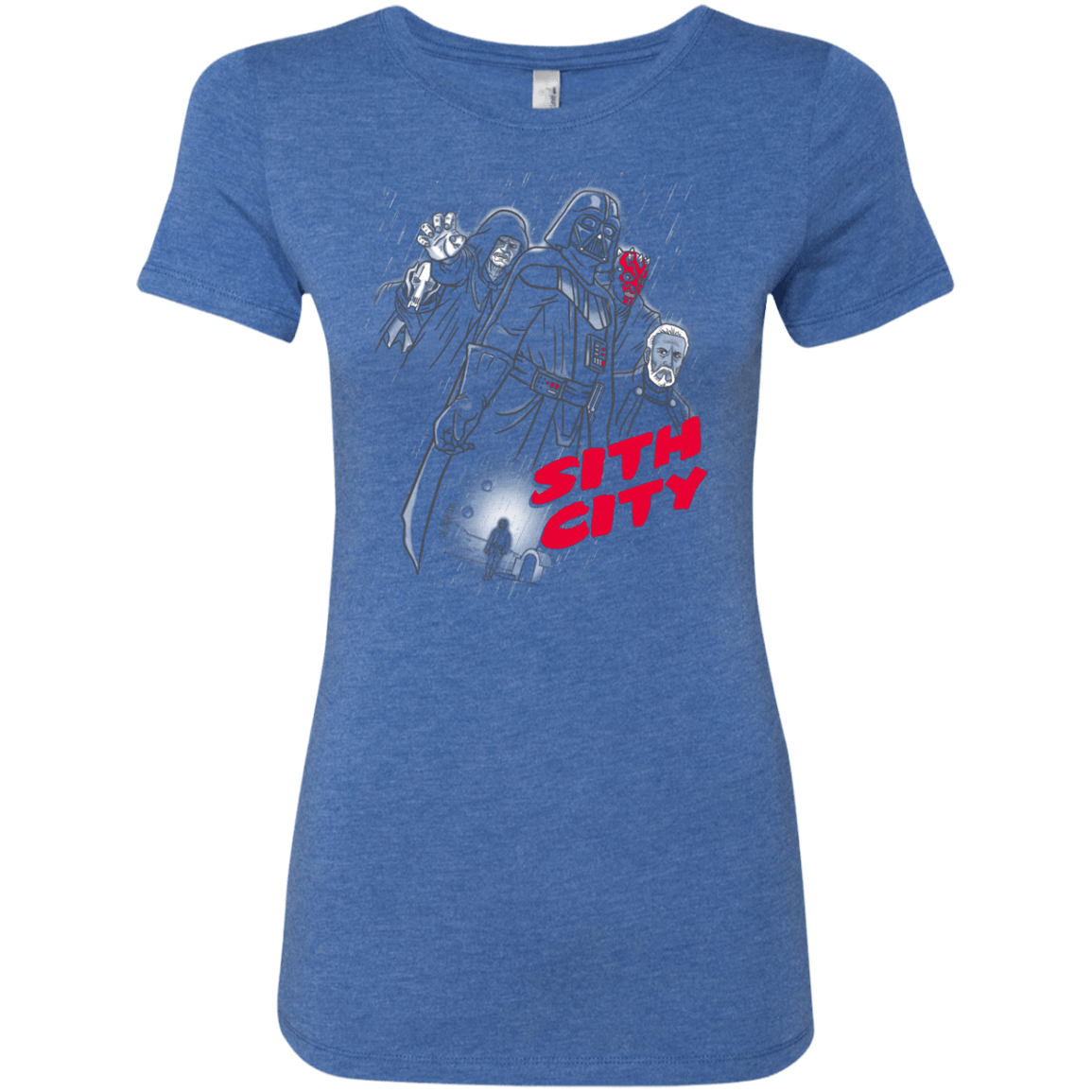 T-Shirts Vintage Royal / Small Sith city Women's Triblend T-Shirt