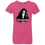 T-Shirts Hot Pink / YXS Sith Happens Girls Premium T-Shirt