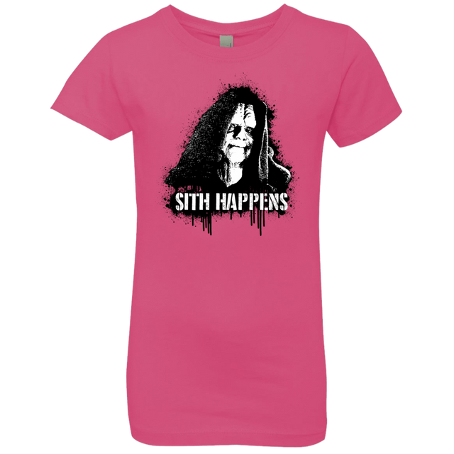 T-Shirts Hot Pink / YXS Sith Happens Girls Premium T-Shirt