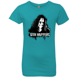 T-Shirts Tahiti Blue / YXS Sith Happens Girls Premium T-Shirt