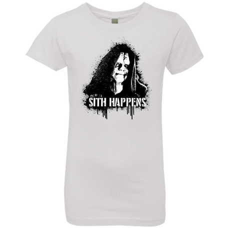 T-Shirts White / YXS Sith Happens Girls Premium T-Shirt