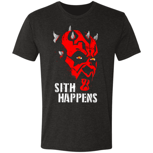T-Shirts Vintage Black / S Sith Happens Maul Men's Triblend T-Shirt
