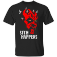 T-Shirts Black / S Sith Happens Maul T-Shirt