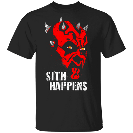 T-Shirts Black / S Sith Happens Maul T-Shirt