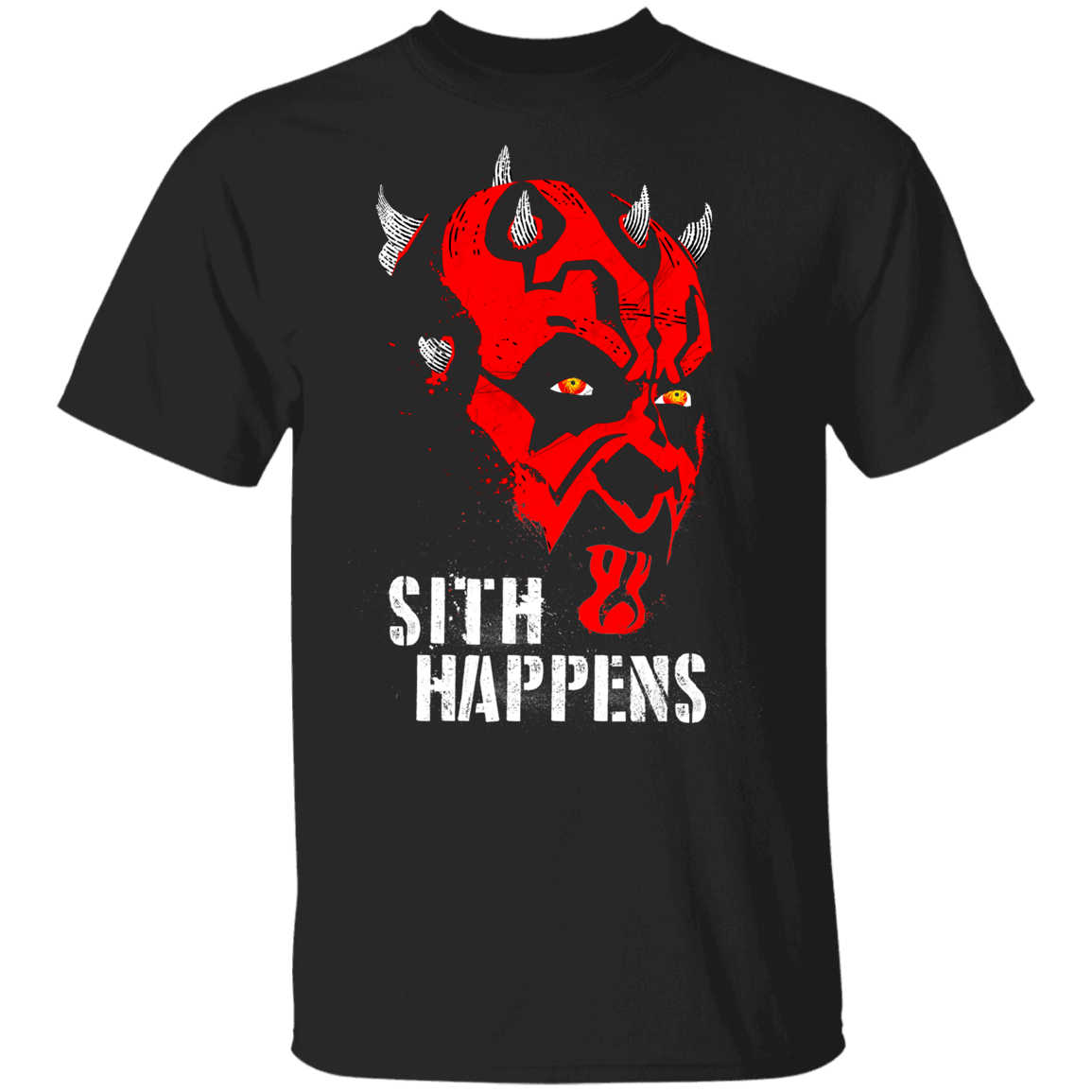 T-Shirts Black / YXS Sith Happens Maul Youth T-Shirt