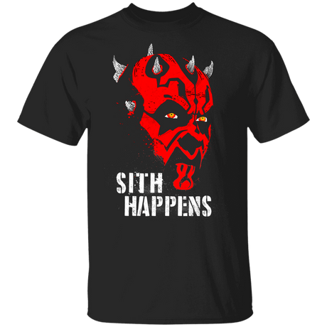 T-Shirts Black / YXS Sith Happens Maul Youth T-Shirt