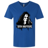 T-Shirts Royal / X-Small Sith Happens Men's Premium V-Neck