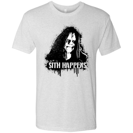 T-Shirts Heather White / S Sith Happens Men's Triblend T-Shirt