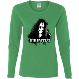 T-Shirts Irish Green / S Sith Happens Women's Long Sleeve T-Shirt