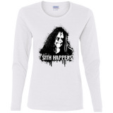 T-Shirts White / S Sith Happens Women's Long Sleeve T-Shirt
