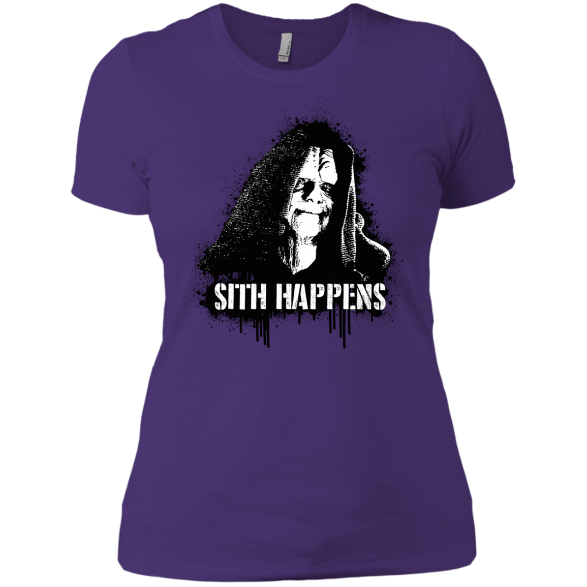 T-Shirts Purple Rush/ / X-Small Sith Happens Women's Premium T-Shirt