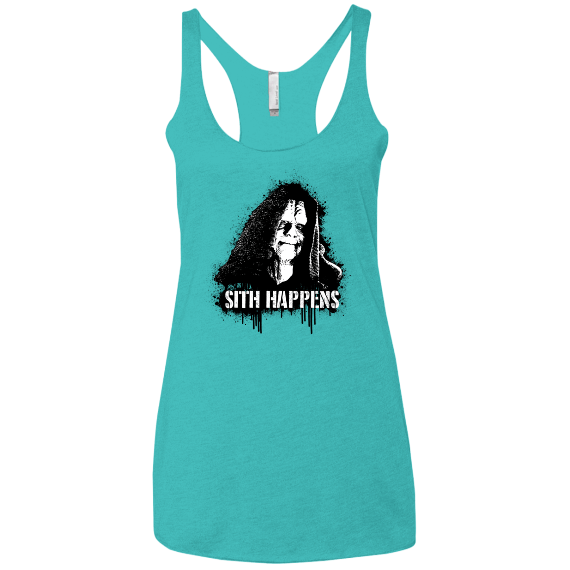 Sith Happens Women's Triblend Racerback Tank