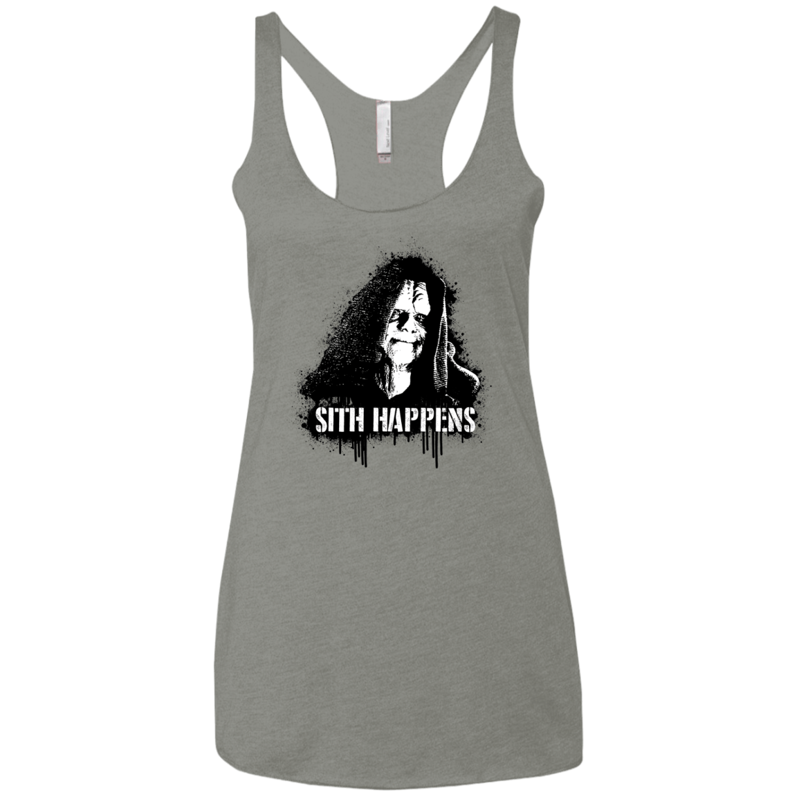 Sith Happens Women's Triblend Racerback Tank