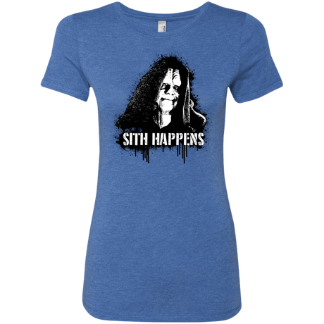T-Shirts Vintage Royal / S Sith Happens Women's Triblend T-Shirt