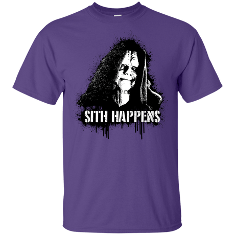 T-Shirts Purple / YXS Sith Happens Youth T-Shirt