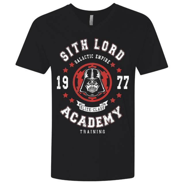 T-Shirts Black / X-Small Sith Lord Academy 77 Men's Premium V-Neck