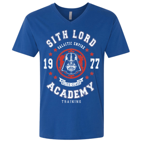 T-Shirts Royal / X-Small Sith Lord Academy 77 Men's Premium V-Neck