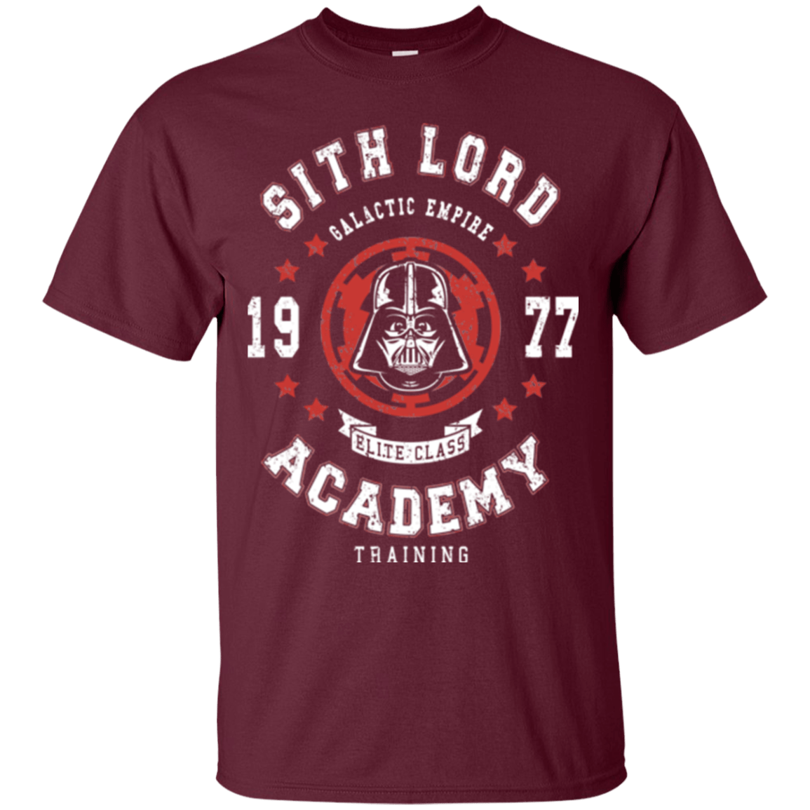 T-Shirts Maroon / Small Sith Lord Academy 77 T-Shirt