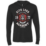 T-Shirts Vintage Black / X-Small Sith Lord Academy 77 Triblend Long Sleeve Hoodie Tee