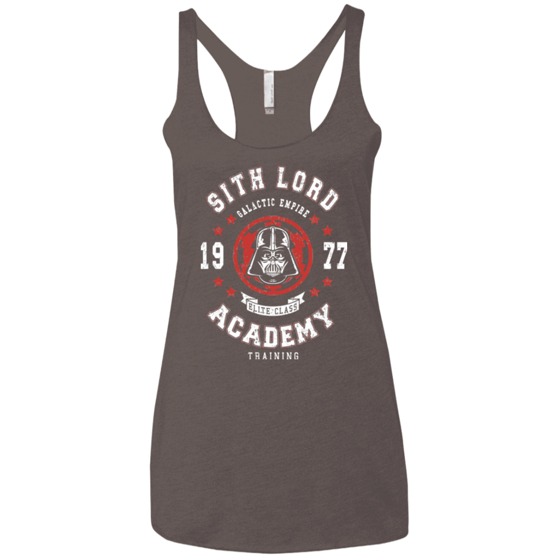 T-Shirts Macchiato / X-Small Sith Lord Academy 77 Women's Triblend Racerback Tank