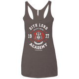 T-Shirts Macchiato / X-Small Sith Lord Academy 77 Women's Triblend Racerback Tank