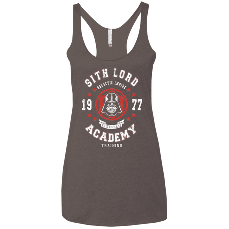T-Shirts Macchiato / X-Small Sith Lord Academy 77 Women's Triblend Racerback Tank